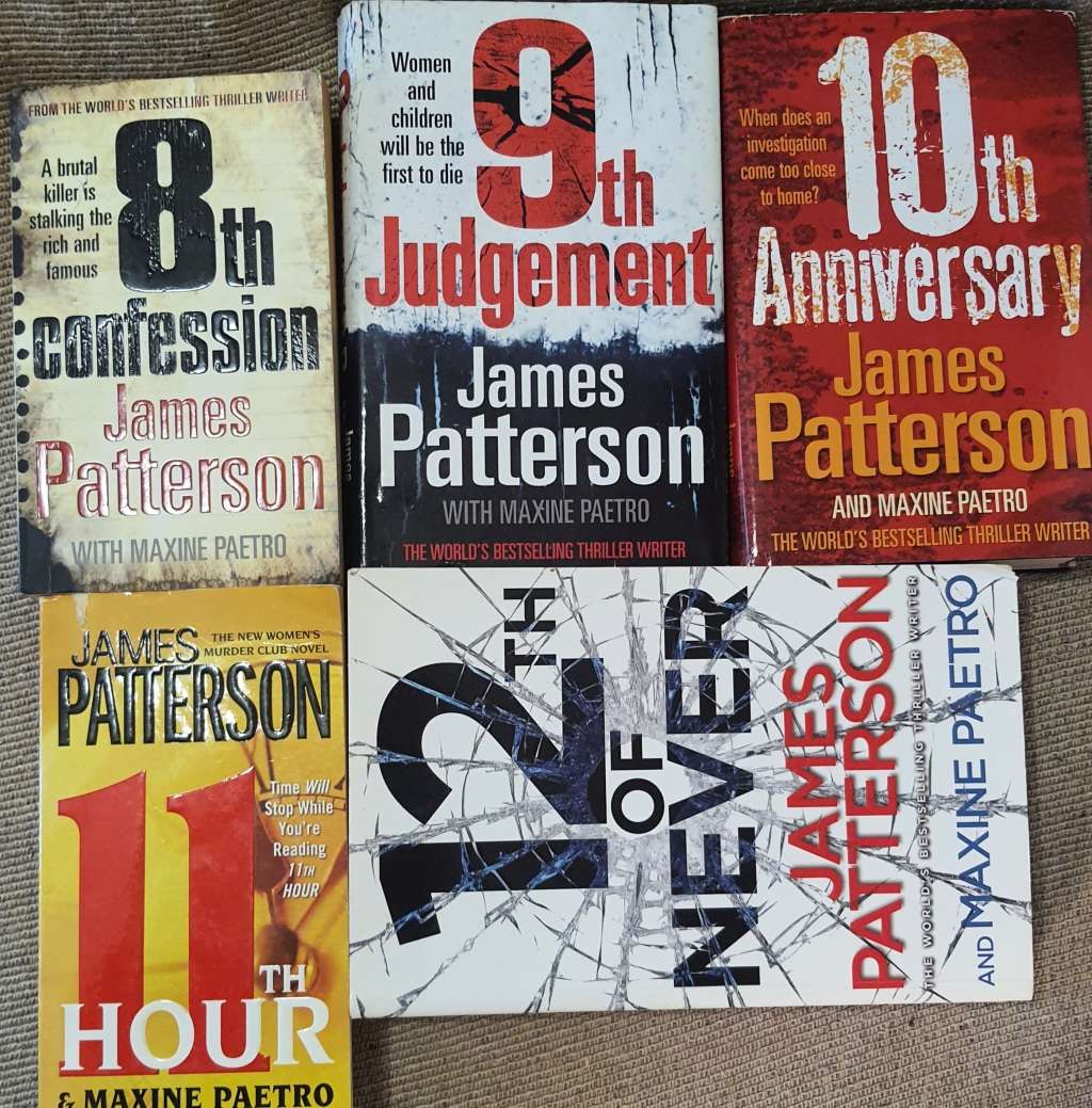 James Patterson: 8th Confession, 9th Judgement, 10th Anniversary, 11th Hour, 12th of Never